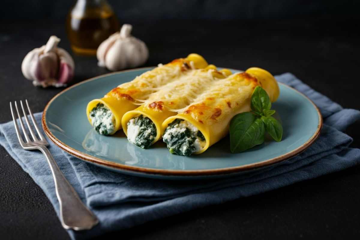 Cannelloni besciamella senza burro