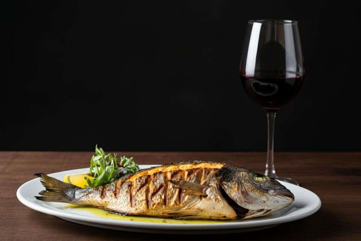 Abbinamento pesce e vino rosso