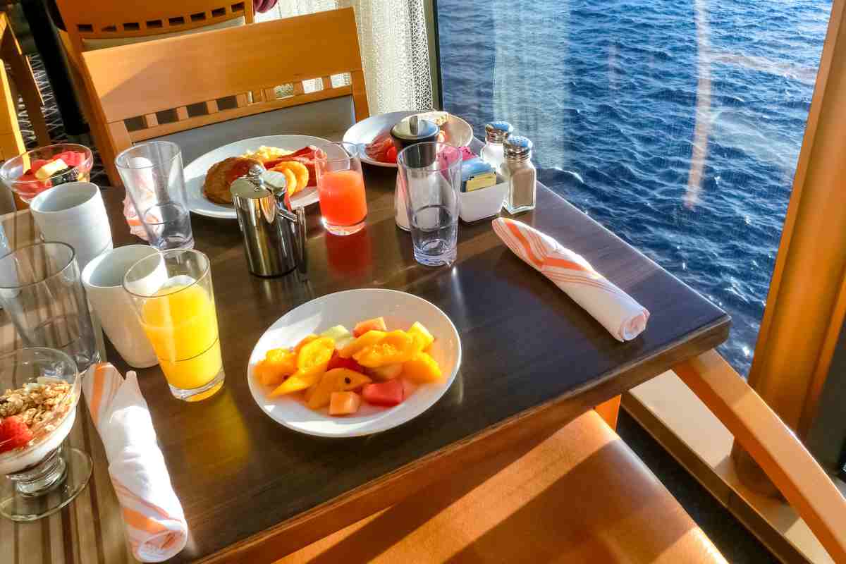 cibo crociera dove finisce