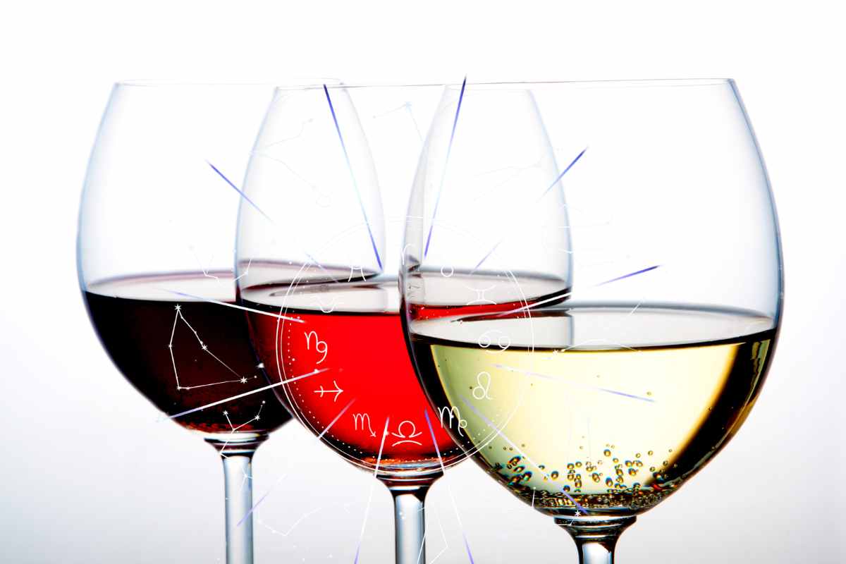 Oroscopo del vino, bianco, rosso o rosé? Le stelle ti svelano il migliore